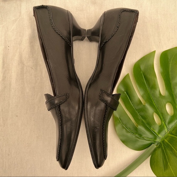 NWOT AGL Attilio Giusti Leombruni leather kitten heel sz 38.5 - Picture 5 of 11